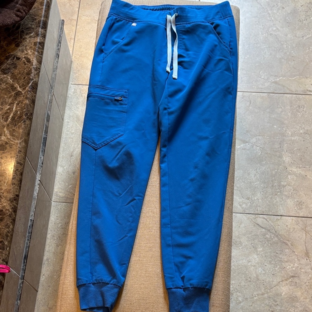 Figs Technical Collection Blue Joggers Size XS